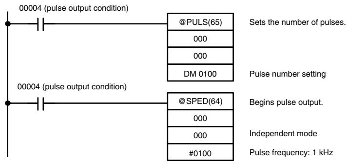 OMRON CPM1 - 2-6-2 Programming Example in Independent Mode - 1
