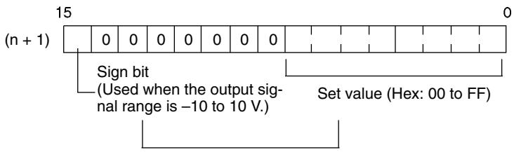 OMRON CPM1 - Writing Analog Output Set Values - 1