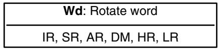 OMRON CPM1 - 7-16-6 ROTATE RIGHT - ROR(28) - 2