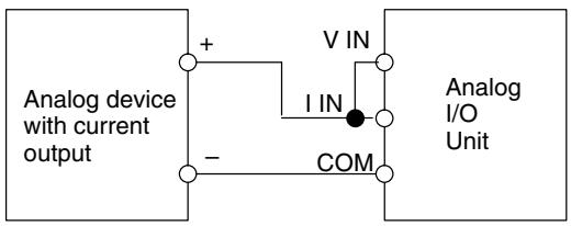 OMRON CPM1 - Wiring for Analog Inputs - 2