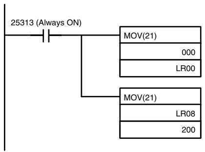 OMRON CPM1 - Example Program - 1