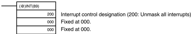 OMRON CPM1 - Unmasking All Interrupts - 1