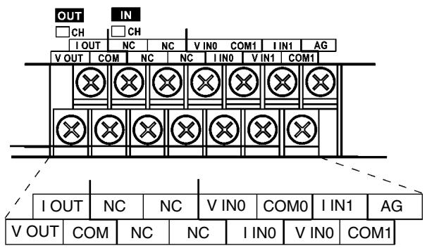 OMRON CPM1 - CPM1A-MAD11 Terminal Arrangements - 1