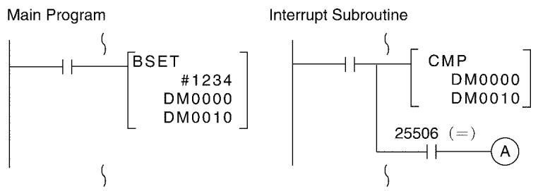 OMRON CPM1 - Processing Interrupted between 1st and 3rd Operands - 4