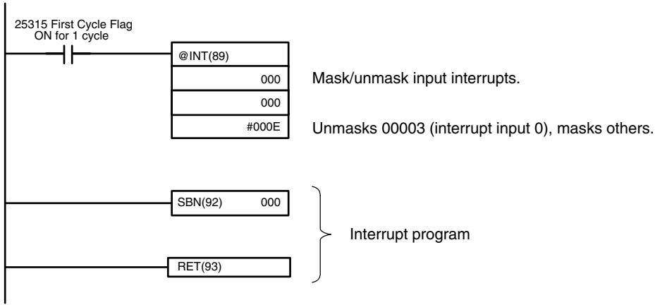 OMRON CPM1 - Program Example - 1