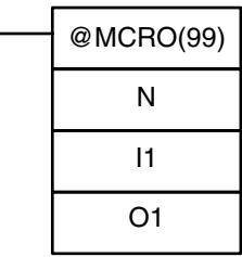 OMRON CPM1 - 7-26-3 MACRO - MCRO(99) - 2