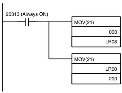 OMRON CPM1 - Example Program - 2