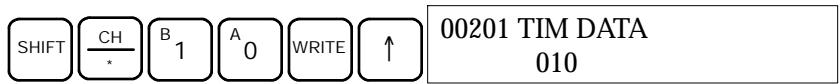 OMRON CPM2A - 4-2-19 Modification des SV des minuteries et des compteurs - 4