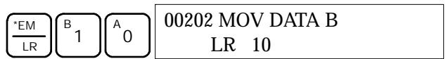 OMRON CPM2A - - Ecriture d'une adresse de mot - 1