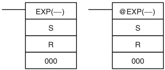 OMRON CQM1H-CPU - 5-24-18 EXPONENT: EXP(—) - 1