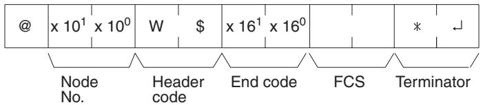 OMRON CQM1H-CPU - Response Format - 1