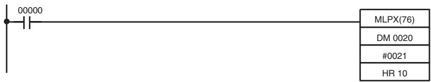 OMRON CQM1H-CPU - Example - 1