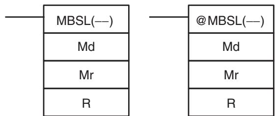 OMRON CQM1H-CPU - 5-22-8 DOUBLE SIGNED BINARY MULTIPLY - MBSL(—) - 1