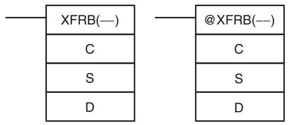 OMRON CQM1H-CPU - 5-18-10 TRANSFER BITS - XFRB(—) - 1