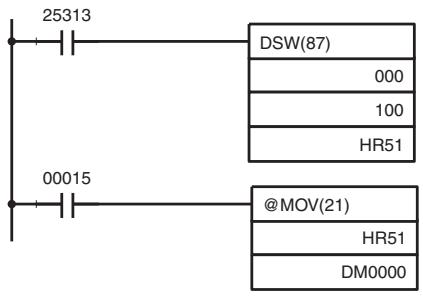 OMRON CQM1H-CPU - Application Example - 1