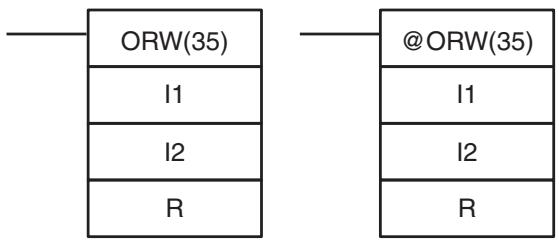 OMRON CQM1H-CPU - 5-25-3 LOGICAL OR - ORW(35) - 1