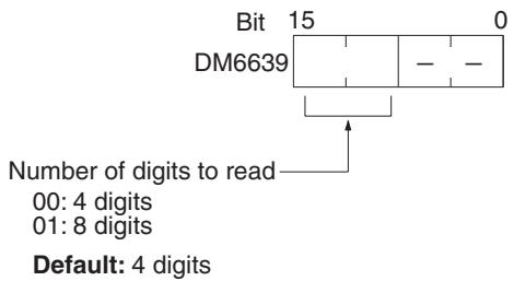 OMRON CQM1H-CPU - Digital Switch Settings (PC Setup) - 1