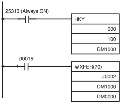 OMRON CQM1H-CPU - Application Example - 1