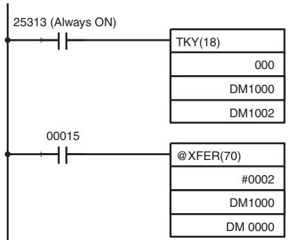 OMRON CQM1H-CPU - Application Example - 1