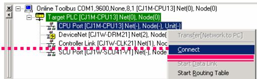 OMRON CX-ONE - Enregistrement de la configuration du système (1) - 6