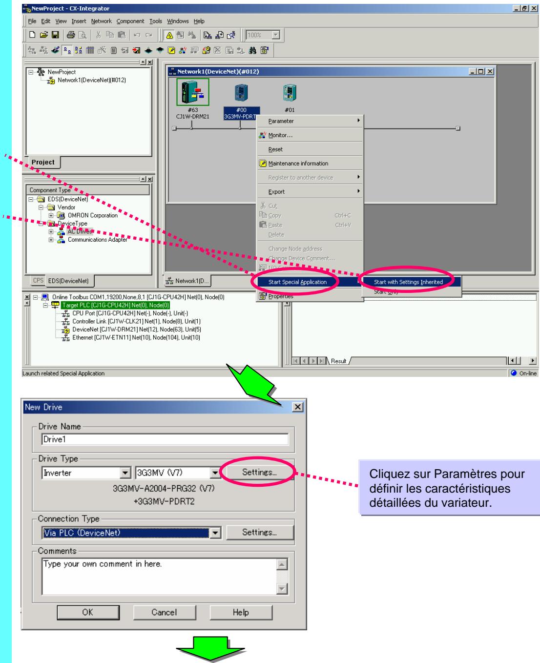 OMRON CX-ONE - Démarrage de cx-drive via devicenet - 1