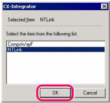 OMRON CX-ONE - Démarrage de NT link - 5