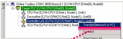 OMRON CX-ONE - Enregistrement de la configuration du système (1) - 15