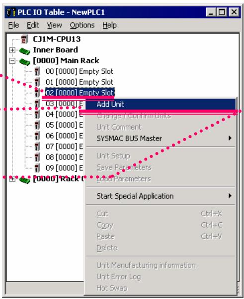 OMRON CX-ONE - Création d'une configuration de carte - 3