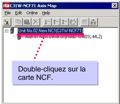 OMRON CX-ONE - Carte NCF et servodriver relié à la configuration de la carte NCF - 7