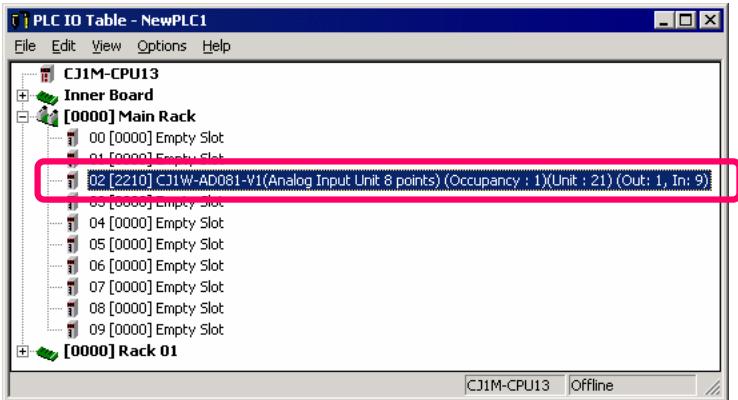 OMRON CX-ONE - Création d'une configuration de carte - 9