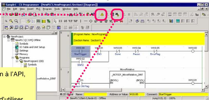 OMRON CX-ONE - Connexion en ligne à l'api - 6