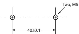 OMRON D4BL - Operation Key Mounting Holes - 2