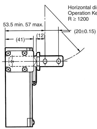 OMRON D4BL - With Operation Key Inserted - 2