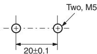 OMRON D4BL - Operation Key Mounting Holes - 1