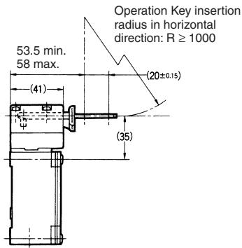 OMRON D4BS - With Operation Key Inserted - 3