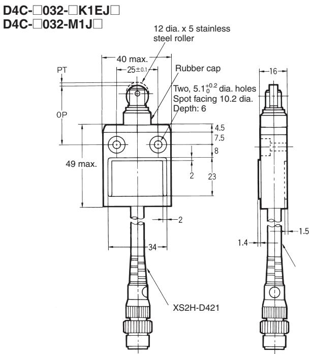 OMRON D4C - Pre-wired Models - 4