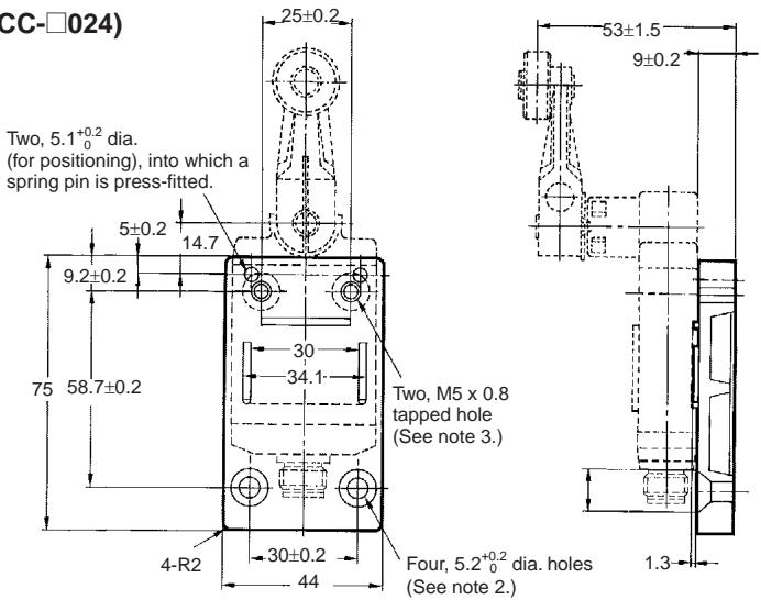 OMRON D4CC - (Limit Switches are not attached to the Plates.) - 8