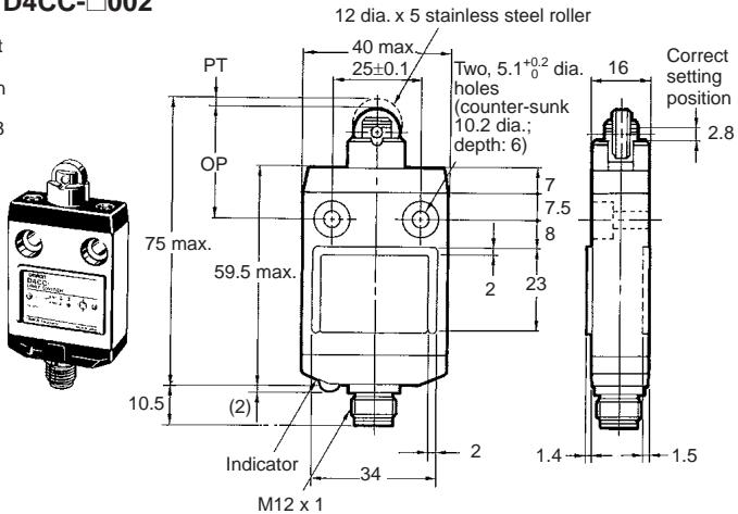 OMRON D4CC - Limit Switches - 2