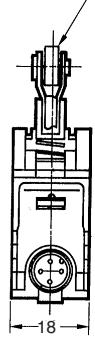 OMRON D4E-N - One-way Action Roller Lever - 3
