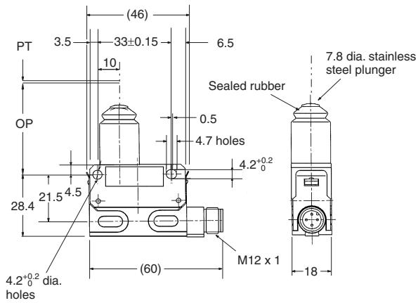 OMRON D4E-N - Sealed Plunger - 4
