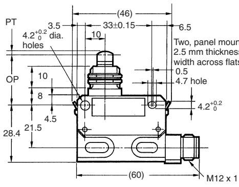 OMRON D4E-N - Plunger - 2