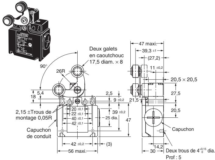 OMRON D4N - Modèles à 2 conduit - 2