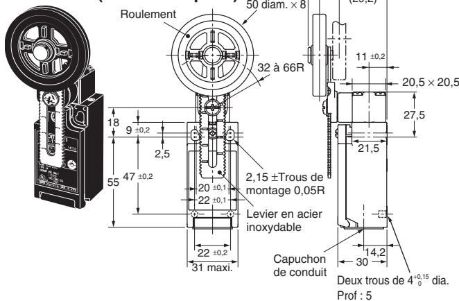 OMRON D4N - Modèles à 1 conduit - 2
