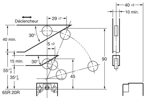 OMRON D4N - Leviers - 2