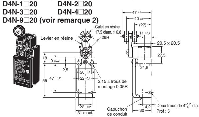 OMRON D4N - Modèles à 1 conduit - 1