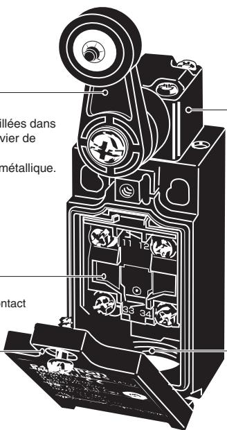 OMRON D4N - Réglage de levier orienté sécurité (construction verrouillable) - 1