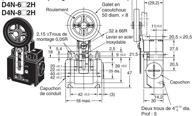 OMRON D4N - Modèles à 2 conduit - 4