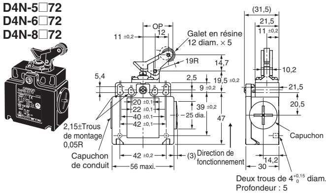 OMRON D4N - Modèles à 2 conduit - 2