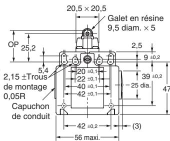 OMRON D4N - Modèles à 2 conduit - 9