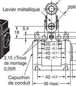 OMRON D4N - Modèles à 2 conduit - 4